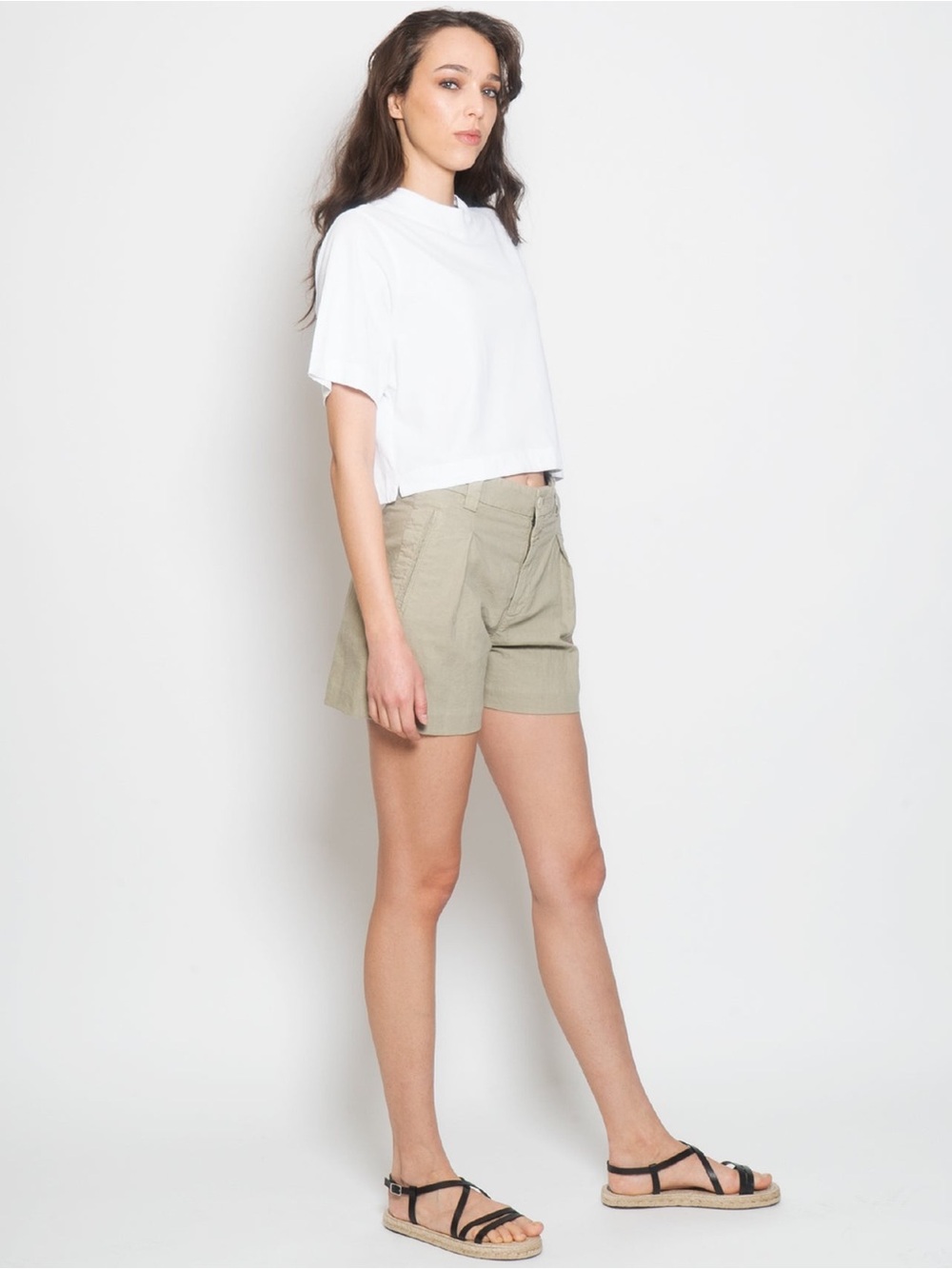 Closed Brand Front Pleated Pants size 26 Linen Cotton Blend NWT